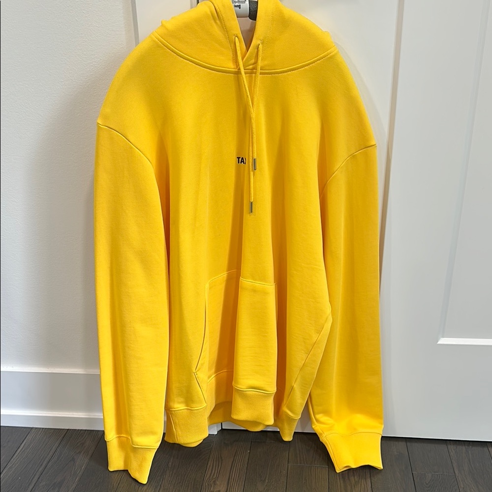 Yellow Helmut Lang Hoodie